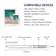 Xstar iPens X1 Capacitive Stylus Pen Replacement For Ipad/iphone/ipad Mini Continuous Work For About 10 Hours And 60 Days - Silver