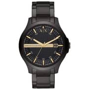 Armani Exchange Hampton Black Stainless Steel Analog Men Watch AX2413 Armani Exchange Hampton Black Stainless Steel Analog Men Watch AX2413