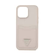 Guess Saffiano Double Card Hard Case For Iphone 14 Pro Max Pink Guess Saffiano Double Card Hard Case For Iphone 14 Pro Max Pink