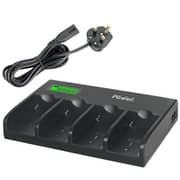 Dmk Power 4 Channel Led Display Battery Charger Compatible With Sony Npf-series Black