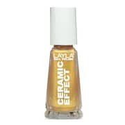 Layla Ceramic Effect Nail Polish Gold Finger 075