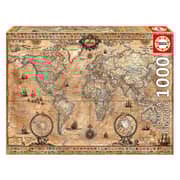 Educa Borras 15159 Antique World Map Puzzle 1000pcs