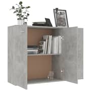 Vidaxl Sideboard Concrete Grey 105x30x75 Cm Engineered Wood Vidaxl Sideboard Concrete Grey 105x30x75 Cm Engineered Wood