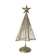 Christmas Magic Star Table Top Tree Gold 30cm