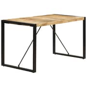 vidaXL Dining Table 140x70x75 cm Solid Mango Wood vidaXL Dining Table 140x70x75 cm Solid Mango Wood