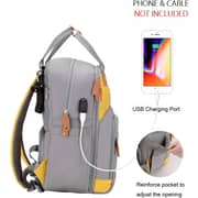 Menions Baby Diaper Changing Back Pack Grey Yellow