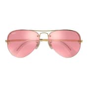 Rayban RB3449 001/E4 Gold Metal Sunglasses For Unisex