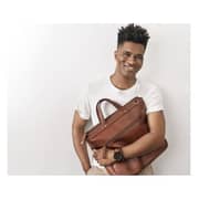 Fossil FS5507 Mens Watch - Barstow Three Hand Luggage Leather