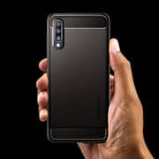 Spigen Rugged Armor Designed For Samsung Galaxy A70 Case/cover - Matte Black