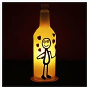 Minimal Love Sign Recycled Bottle Table Lamp