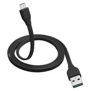 We Flat Micro USB Cable 2m Black We Flat Micro USB Cable 2m Black