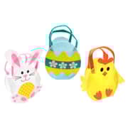 Easter Felt Basket Assorted