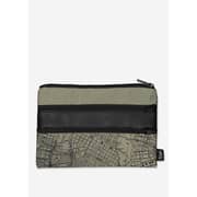 TYPO Double Archer Pencil Case Khaki Map & Tan Combo - 134692-111