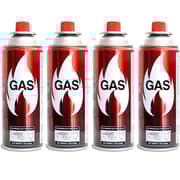 Al Saqer-butane Gas 4 Pcs-compo Sett-camping Gas 220 Gm