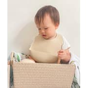 Milk It Baby Sandy Beige Bib & Bowl Set, MI-BBSB005 100% Food Grade Silicone Set