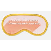 TYPO Premium Eye Mask-Pink Splice Airplane Aisle TYPO Premium Eye Mask-Pink Splice Airplane Aisle