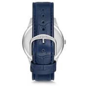 Omax Classic Series Blue Leather Analog Watch For Men JD01P64I Omax Classic Series Blue Leather Analog Watch For Men JD01P64I