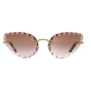 CHLOE Cat-Eye Gold Sunglasses For Women CL-CE157S-742-60