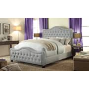 Adella Linen Grey Waved Top Upholstery Bed Super King Grey Adella Linen Grey Waved Top Upholstery Bed Super King Grey