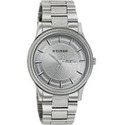 Titan, 1650SM01, Mens Watch Karishma Collection Analog, White Dial Silver Stainless Band Titan, 1650SM01, Mens Watch Karishma Collection Analog, White Dial Silver Stainless Band
