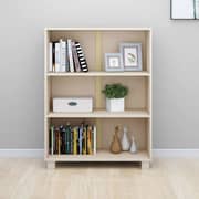 vidaXL Book Cabinet HAMAR Honey Brown 85x35x112 cm Solid Wood Pine vidaXL Book Cabinet HAMAR Honey Brown 85x35x112 cm Solid Wood Pine