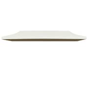 vidaXL Party Tent Roof 3x6 m Cream