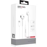 iBrand HF522 Stereo Earphones with USB-C Connector White