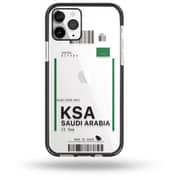 Yalox Saudi Ticket Case Black iPhone 12 Pro Max