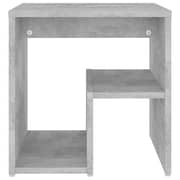 Vidaxl Bed Cabinet Concrete Grey 40x30x40 Cm Engineered Wood