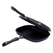 HomeStyle Dessini Aluminium Non Stick Double Grill Pan