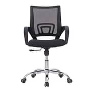 Mahmayi Sleekline 6901 Task Office Chair, Adjustment Height - Castor Wheel Chair - Black Mahmayi Sleekline 6901 Task Office Chair, Adjustment Height - Castor Wheel Chair - Black