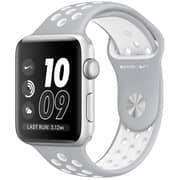 Apple Watch Nike+ - 38mm Silver Aluminium Case with Flat Silver/White Nike Sport Band