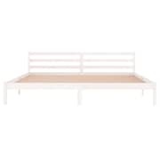 vidaXL Day Bed Solid Wood Pine 200x200 cm Super King White vidaXL Day Bed Solid Wood Pine 200x200 cm Super King White