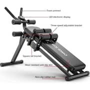 ULTIMAX Sit Up Bench, Incline Decline Bench with Resistance Bands Workout Full Body for Home Gym, Abdominal Exercise Equipment, Suitable Men and Women, Black ULTIMAX Sit Up Bench, Incline Decline Bench with Resistance Bands Workout Full Body for Home Gym, Abdominal Exercise Equipment, Suitable Men and Women, Black