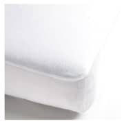 Saif Sleep 100% Cotton Terry Water Proof Mattress Protector White