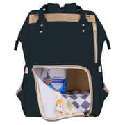Sunveno Diaper Bag with USB Black Embroidery