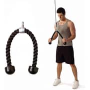 ULTIMAX Tricep Rope Abdominal Crunches Pull Down Laterals Biceps Training Fitness Equipment Body Building Gym Pull Rope ULTIMAX Tricep Rope Abdominal Crunches Pull Down Laterals Biceps Training Fitness Equipment Body Building Gym Pull Rope