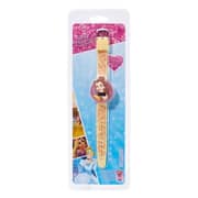 Disney Princess Digital Watch Colorful Rubber Light Yellow