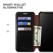 Vrs Design Iphone Xs Max Layered Dandy Wallet Cover/case - Black