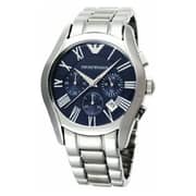 Emporio Armani Classic Chronograph Silver Stainless Steel Watch Men AR1635