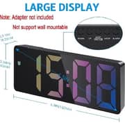 Budi GH0725 LED Colorful Clock