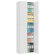vidaXL Office Cabinet High Gloss White 60x32x190 cm Engineered Wood vidaXL Office Cabinet High Gloss White 60x32x190 cm Engineered Wood