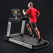 Sparnod Fitness Commercial Treadmill - Heavy Duty Professional Grade Machine for Gym Use - with Large 18.5 inch Touchscreen Display & WiFi- STC-7000 (6 HP AC Motor)