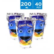 Capri Sun Mango Drink 200ml Pack Of 40 Capri Sun Mango Drink 200ml Pack Of 40