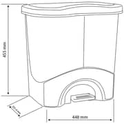 Mintra 05294 Double Trash Bin Set Mintra 05294 Double Trash Bin Set