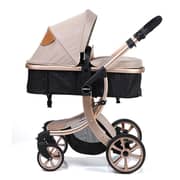 Teknum 3 IN 1 Luxury Pram Stroller Aimile Khakhi Teknum 3 IN 1 Luxury Pram Stroller Aimile Khakhi