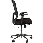 Mahmayi Sleekline T01B Office Chair – Mesh Ergonomic Chair For Office Cabin, Bay, Cubicle – Swivel Castor Wheels Adjustable Office Chair With Headrest (Medium Back)