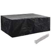 Vidaxl Garden Furniture Cover 8 Eyelets 242x162x100 Cm Vidaxl Garden Furniture Cover 8 Eyelets 242x162x100 Cm