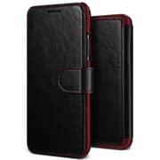 Vrs Design Iphone Xs Max Layered Dandy Wallet Cover/case - Black