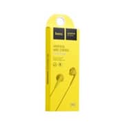 Hoco Commom Drive By Wire Movement In Ear Earphone Yellow Hoco Commom Drive By Wire Movement In Ear Earphone Yellow